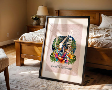 Affiche Chakras, poster spirituel imprimable, art yoga affirmation - Essences Agape 94780023