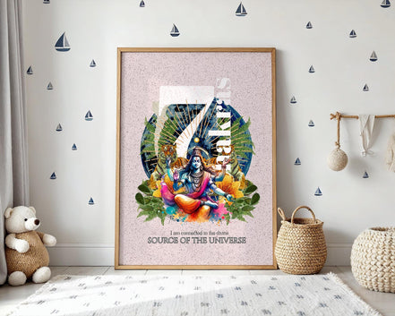 Affiche Chakras, poster spirituel imprimable, art yoga affirmation - Essences Agape 51746817