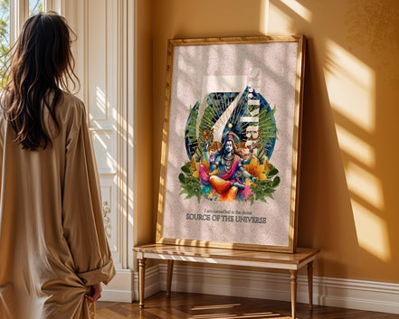 Affiche Chakras, poster spirituel imprimable, art yoga affirmation - Essences Agape 96420895