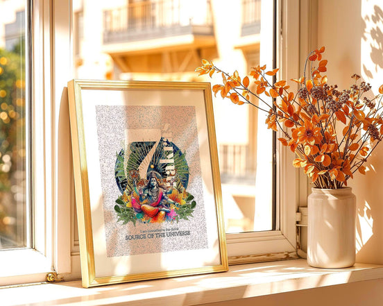 Affiche Chakras, poster spirituel imprimable, art yoga affirmation - Essences Agape 60587661
