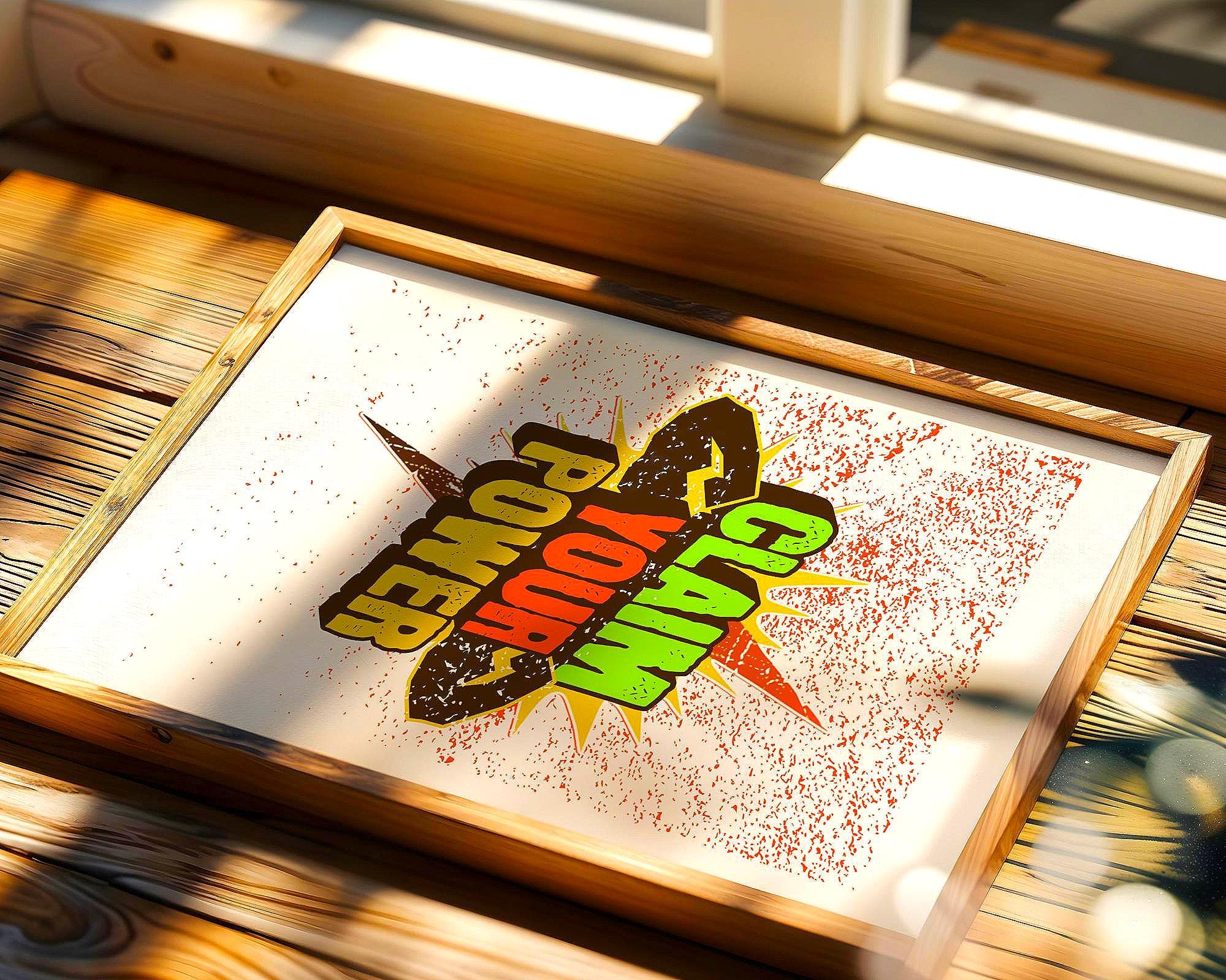 Affiche Claim Your Power, poster motivation, art santé mental, cadeau - Essences Agape 21160893