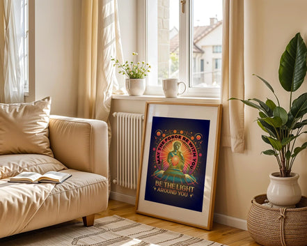 Affiche May the Force Be With You, poster spirituel, motivation divin - Essences Agape 60761633