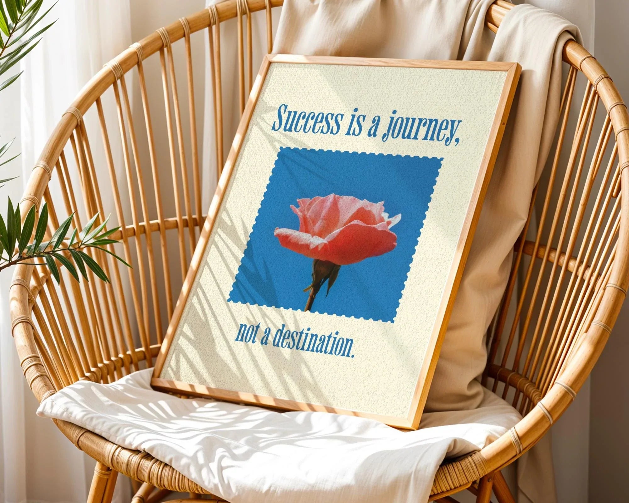 Affiche Success is a Journey, poster motivation, art de la réussite - Essences Agape 99094352