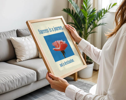 Affiche Success is a Journey, poster motivation, art de la réussite - Essences Agape 63352007