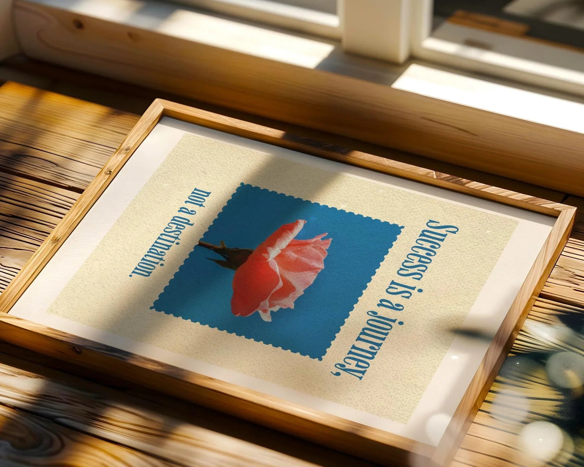 Affiche Success is a Journey, poster motivation, art de la réussite - Essences Agape 89351436