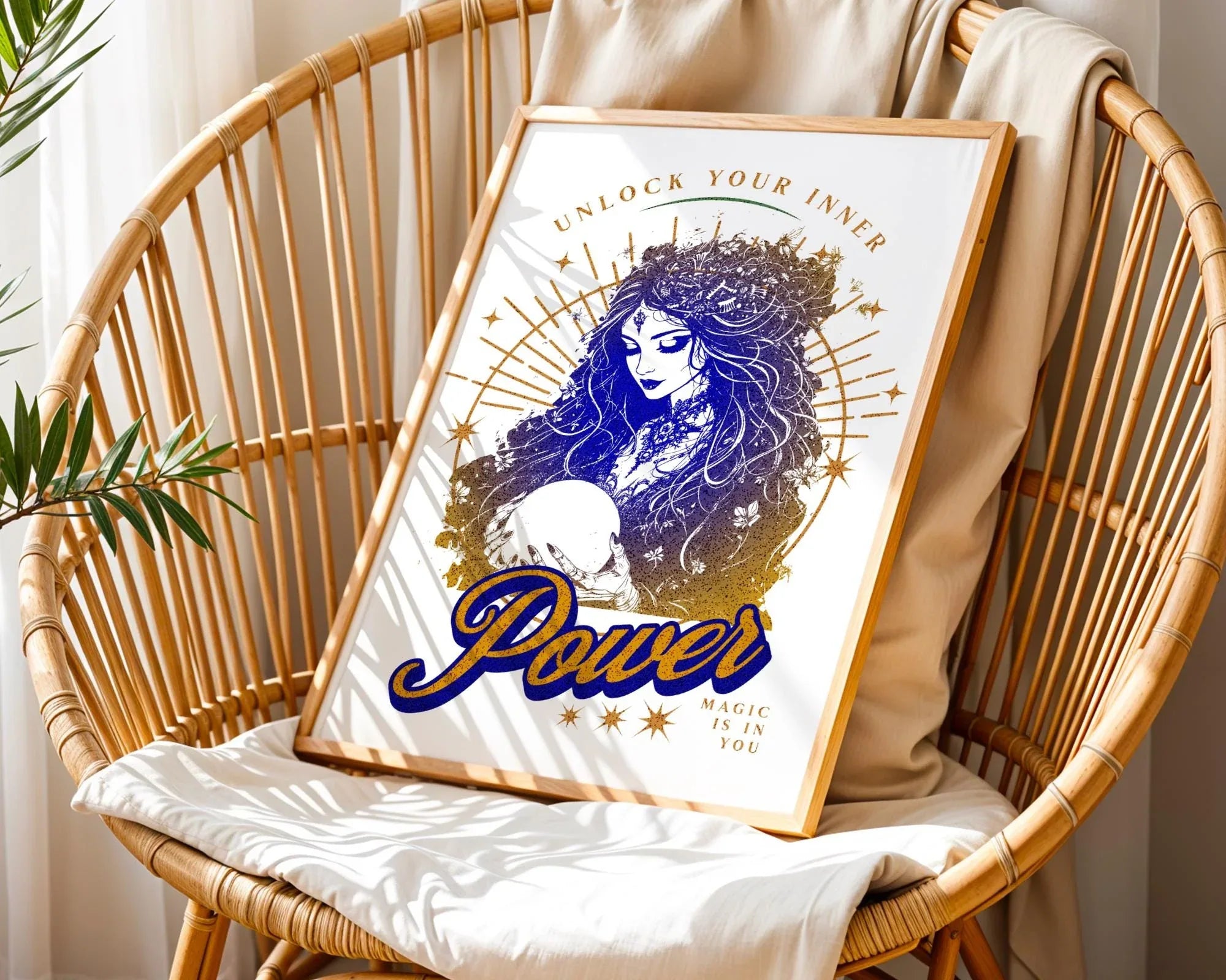 Affiche affirmation quotidienne, poster magie, spirituel, astrologie - Essences Agape 38187670