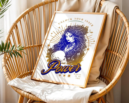 Affiche affirmation quotidienne, poster magie, spirituel, astrologie - Essences Agape 38187670