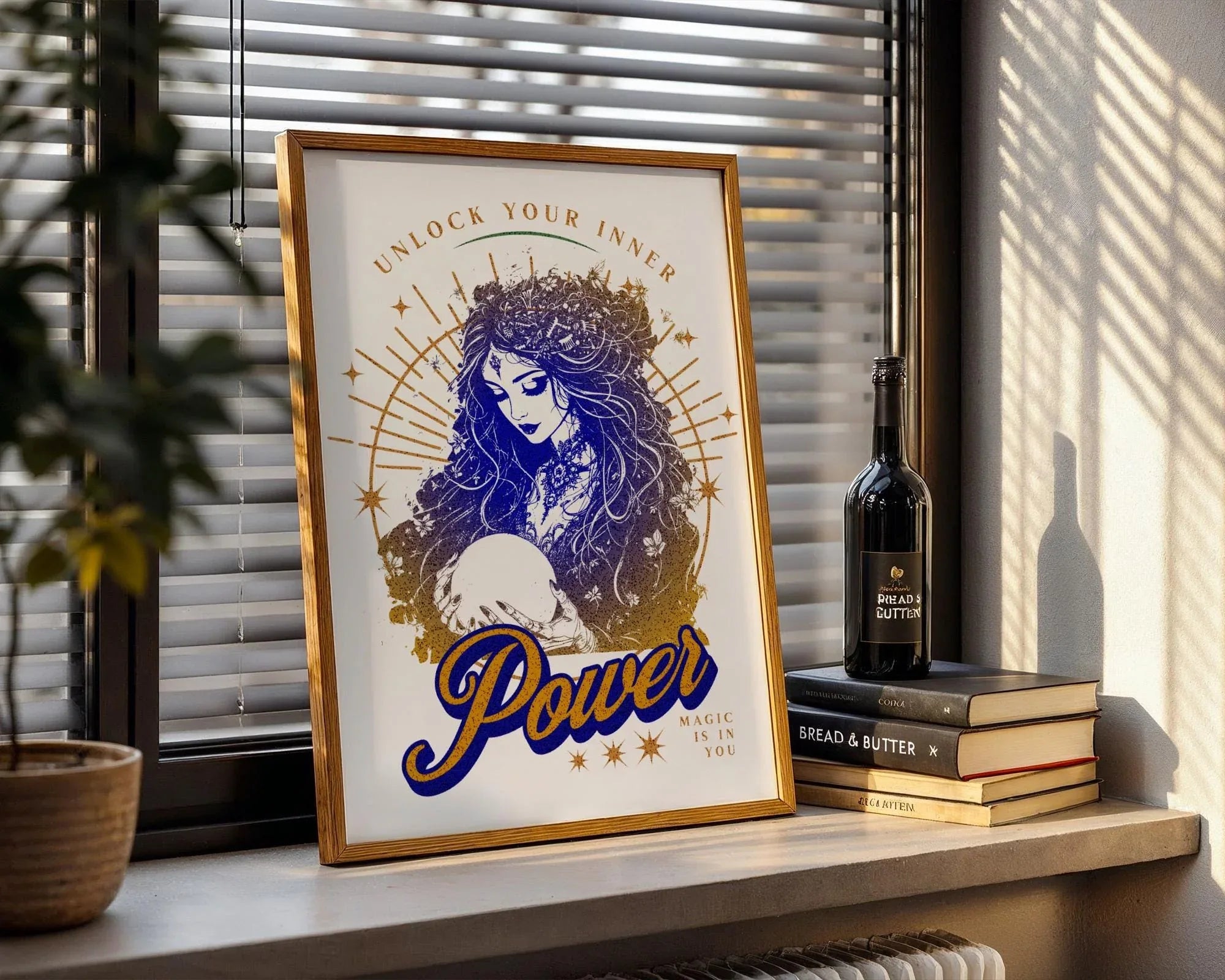 Affiche affirmation quotidienne, poster magie, spirituel, astrologie - Essences Agape 72084906