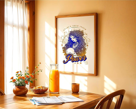 Affiche affirmation quotidienne, poster magie, spirituel, astrologie - Essences Agape 21570231