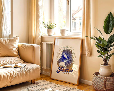 Affiche affirmation quotidienne, poster magie, spirituel, astrologie - Essences Agape 74665401