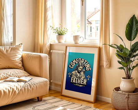 Affiche chrétienne dieu, art religieux, père enfant, poster spirituel - Essences Agape 79112664