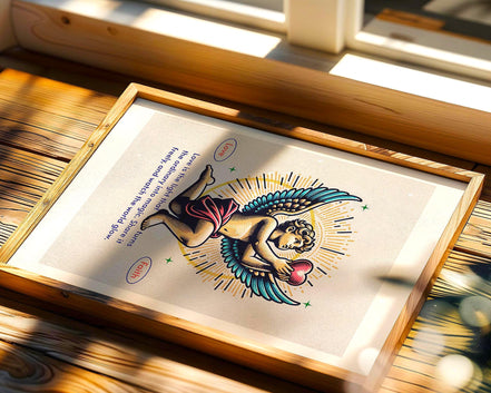 Affiche chrétienne religieux, poster spirituel, art divin, bien-être - Essences Agape 71067707