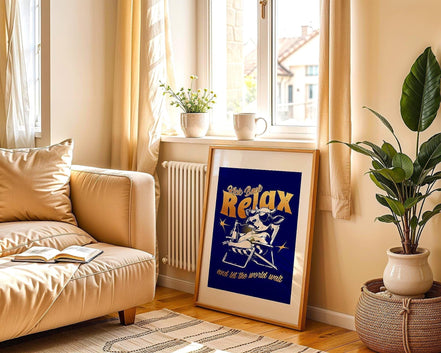 Affiche détente, art de la sérénité, affiche relaxation, affirmation - Essences Agape 24150288