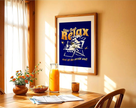 Affiche détente, art de la sérénité, affiche relaxation, affirmation - Essences Agape 34290384