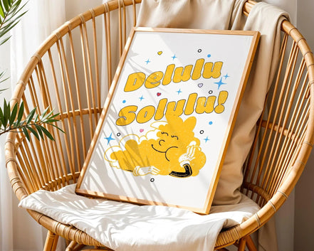 Affiche développement personnel, art dessin animé, positive, zen - Essences Agape 96227092