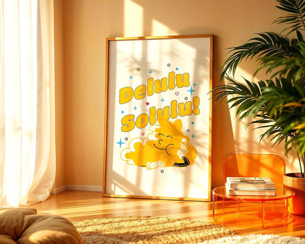 Affiche développement personnel, art dessin animé, positive, zen - Essences Agape 34376466