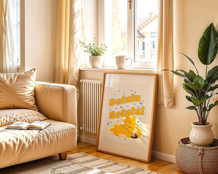 Affiche développement personnel, art dessin animé, positive, zen - Essences Agape 77533023