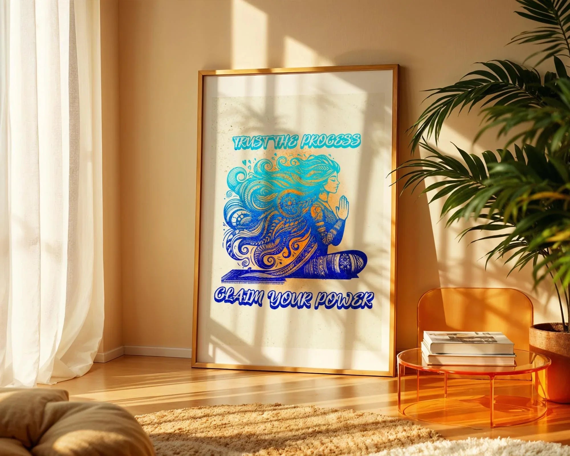 Affiche de confiance en soi, art spirituel, poster de motivation, zen - Essences Agape 1406276