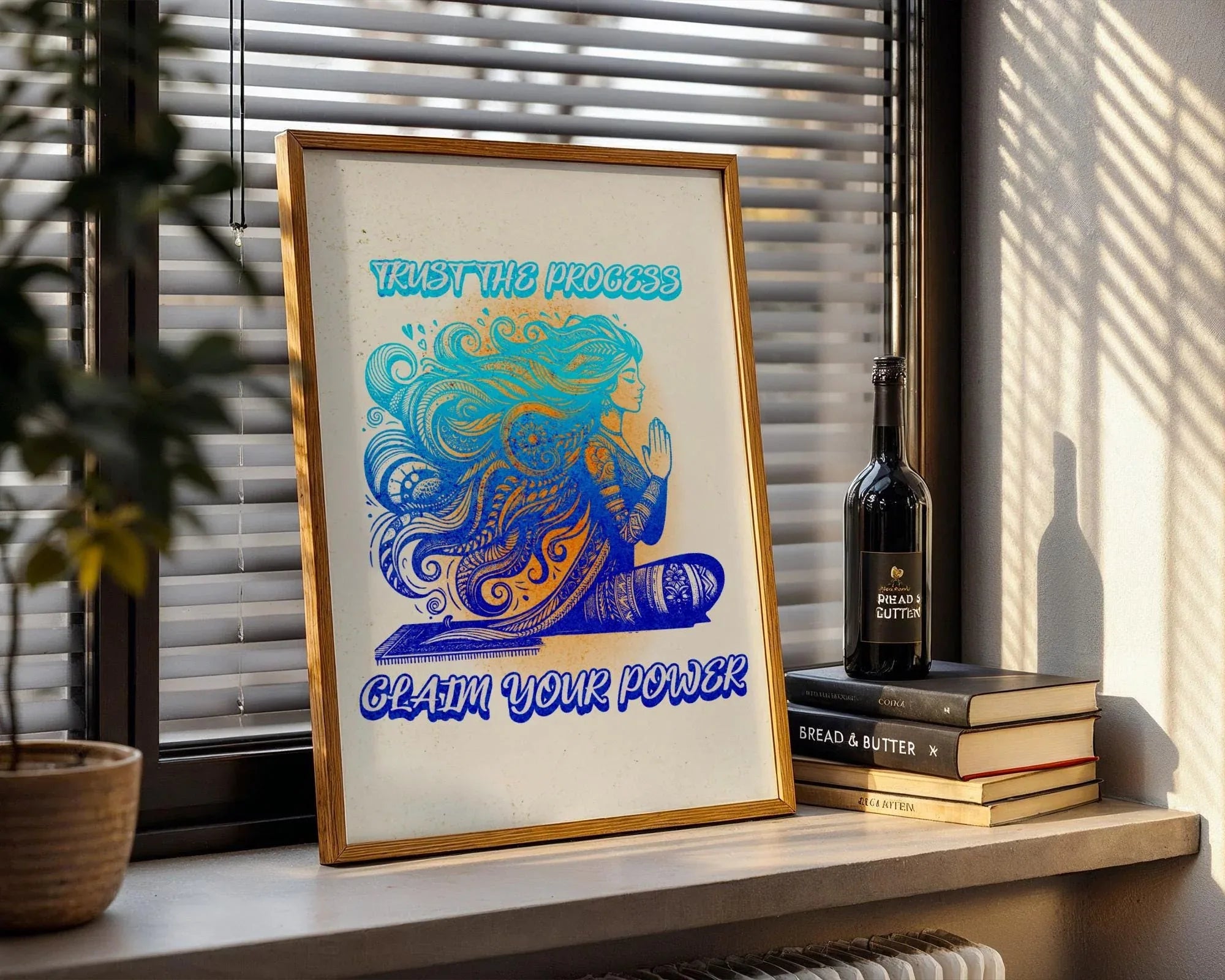 Affiche de confiance en soi, art spirituel, poster de motivation, zen - Essences Agape 40635880