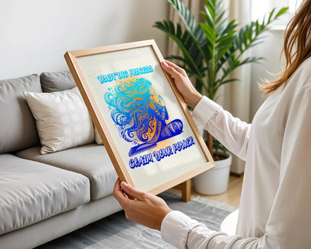 Affiche de confiance en soi, art spirituel, poster de motivation, zen - Essences Agape 86342669