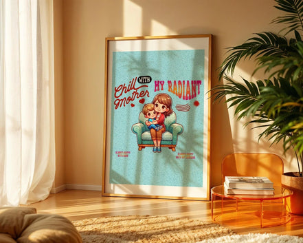 Affiche digital amour, cadeau amour maternel, poster gratitude, cadeau - Essences Agape 8490362