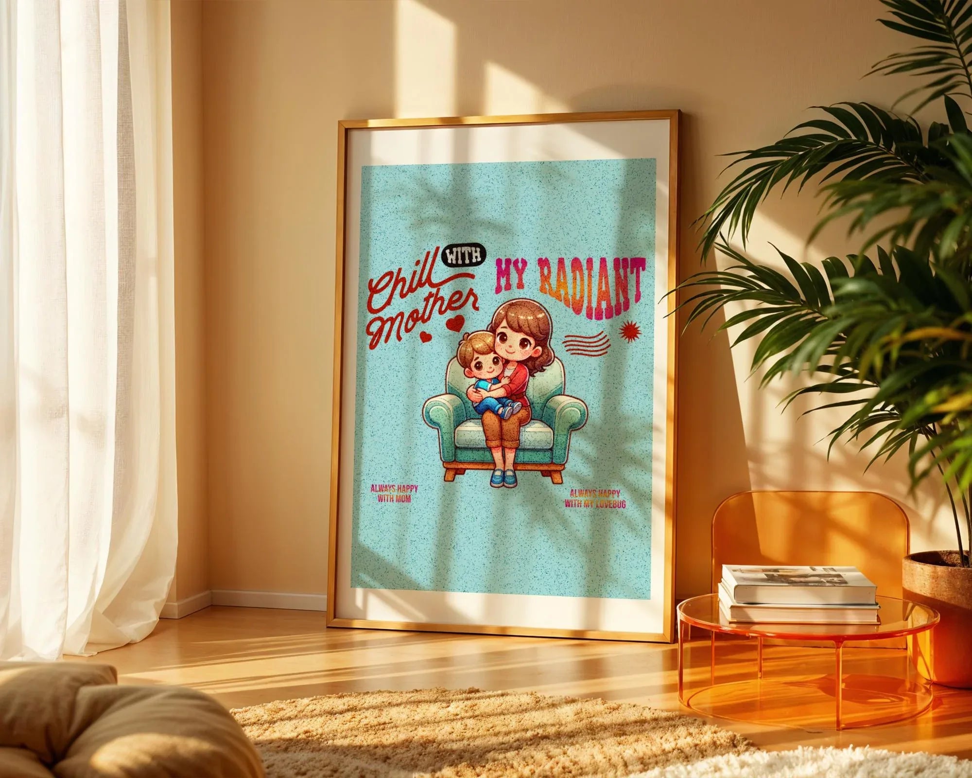 Affiche digital amour, cadeau amour maternel, poster gratitude, cadeau - Essences Agape 8490362