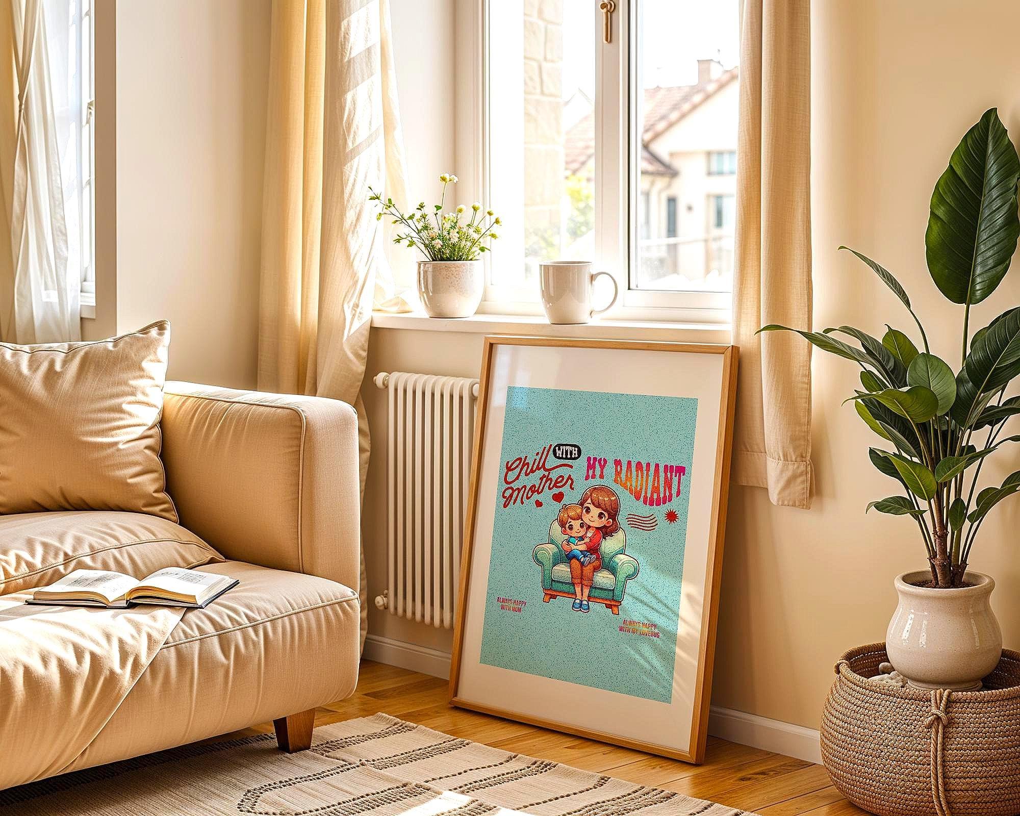 Affiche digital amour, cadeau amour maternel, poster gratitude, cadeau - Essences Agape 93461727