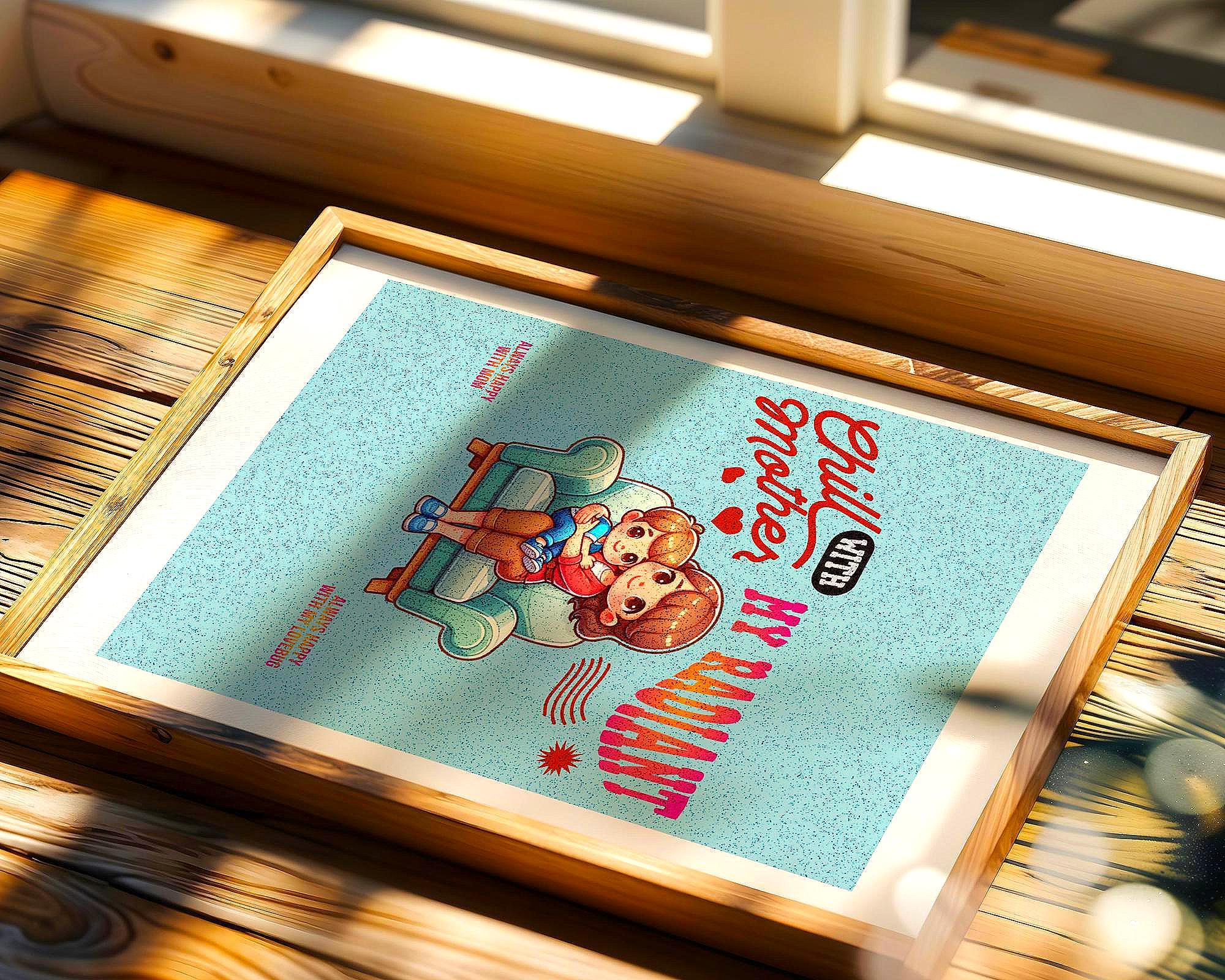 Affiche digital amour, cadeau amour maternel, poster gratitude, cadeau - Essences Agape 82406210