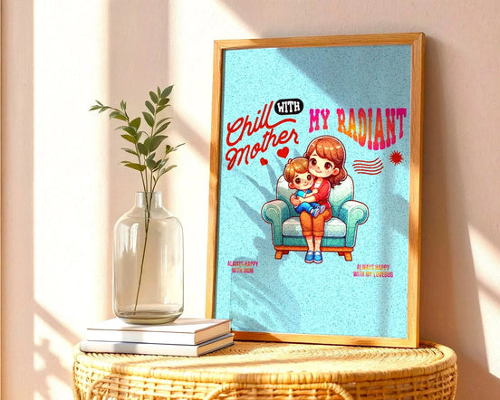 Affiche digital amour, cadeau amour maternel, poster gratitude, cadeau - Essences Agape 82997737