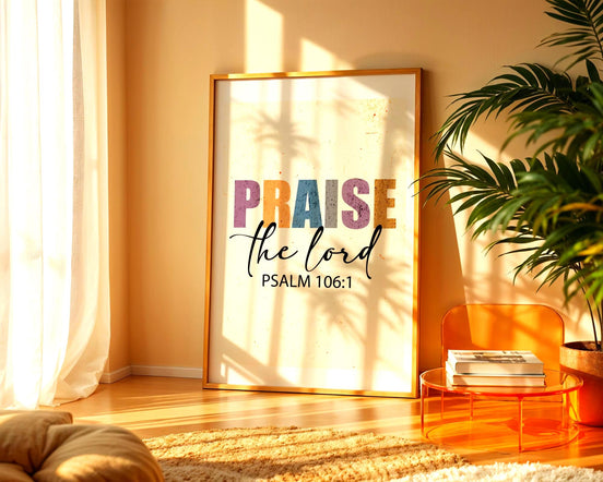 Affiche louange chrétienne, poster biblique, art foi, cadeau gratitude - Essences Agape 27960517