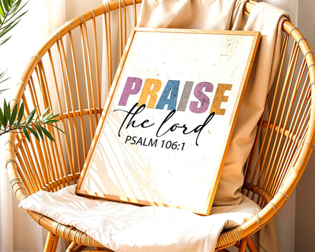 Affiche louange chrétienne, poster biblique, art foi, cadeau gratitude - Essences Agape 61585375