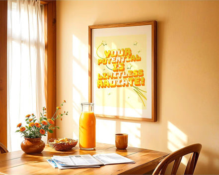 Affiche manifestation positive, poster motivation, art de la confiance - Essences Agape 57479405