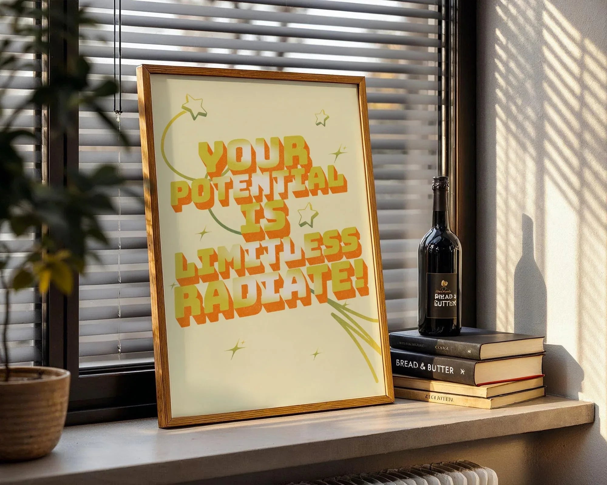 Affiche manifestation positive, poster motivation, art de la confiance - Essences Agape 43319694