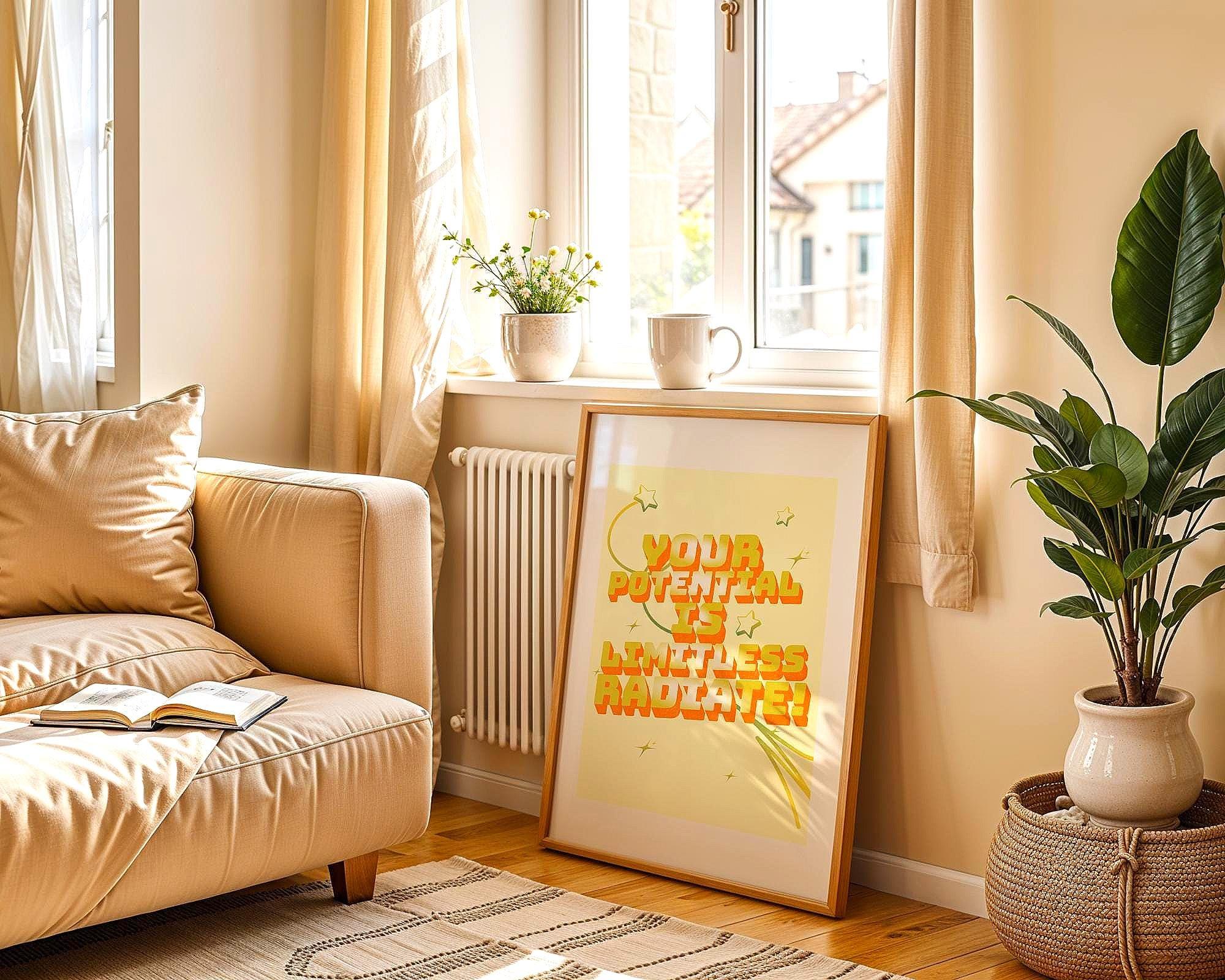 Affiche manifestation positive, poster motivation, art de la confiance - Essences Agape 13469163