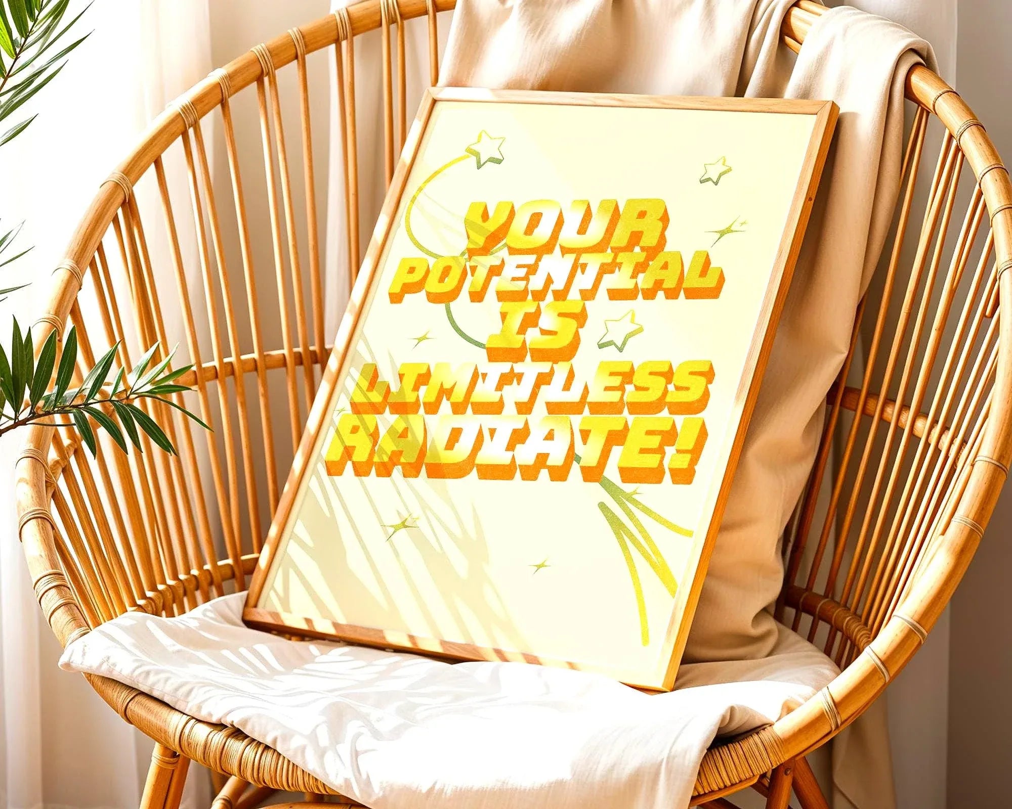 Affiche manifestation positive, poster motivation, art de la confiance - Essences Agape 94880040