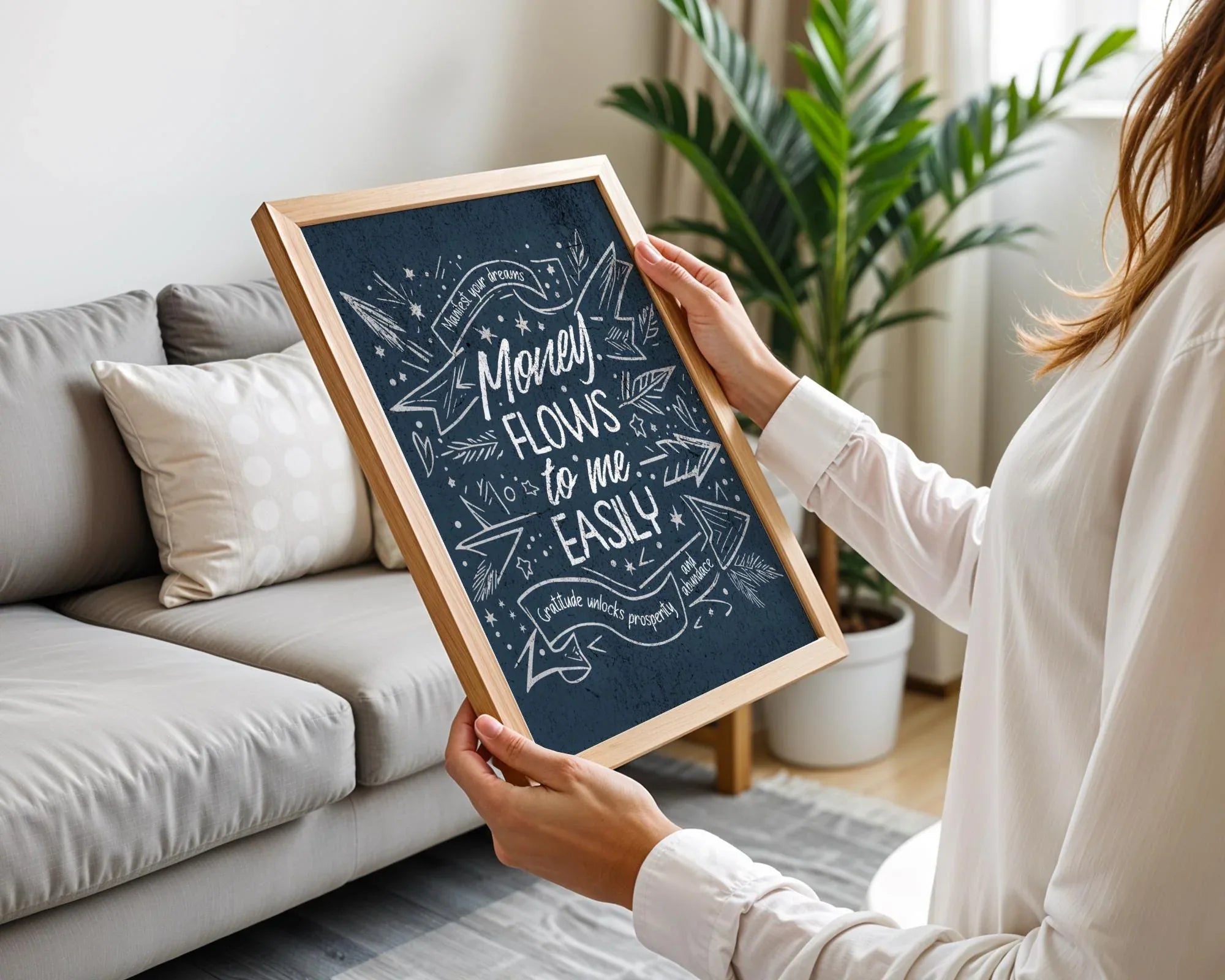 Affiche manifestation, poster abondance, art richesse, prospérité Essences Agape