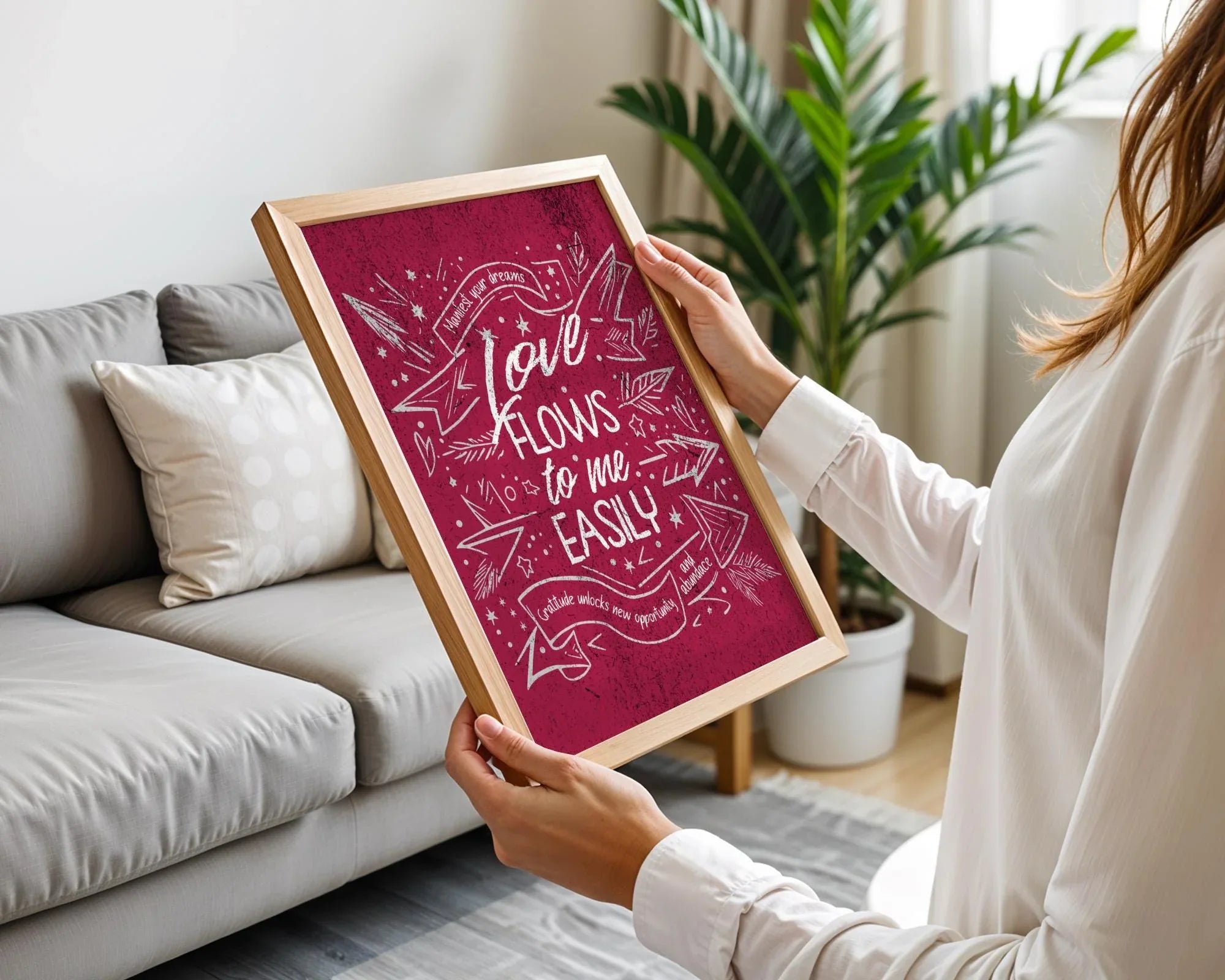 Affiche manifestation, poster amour universel, spirituel ésotérique Essences Agape