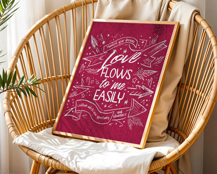 Affiche manifestation, poster amour universel, spirituel ésotérique Essences Agape