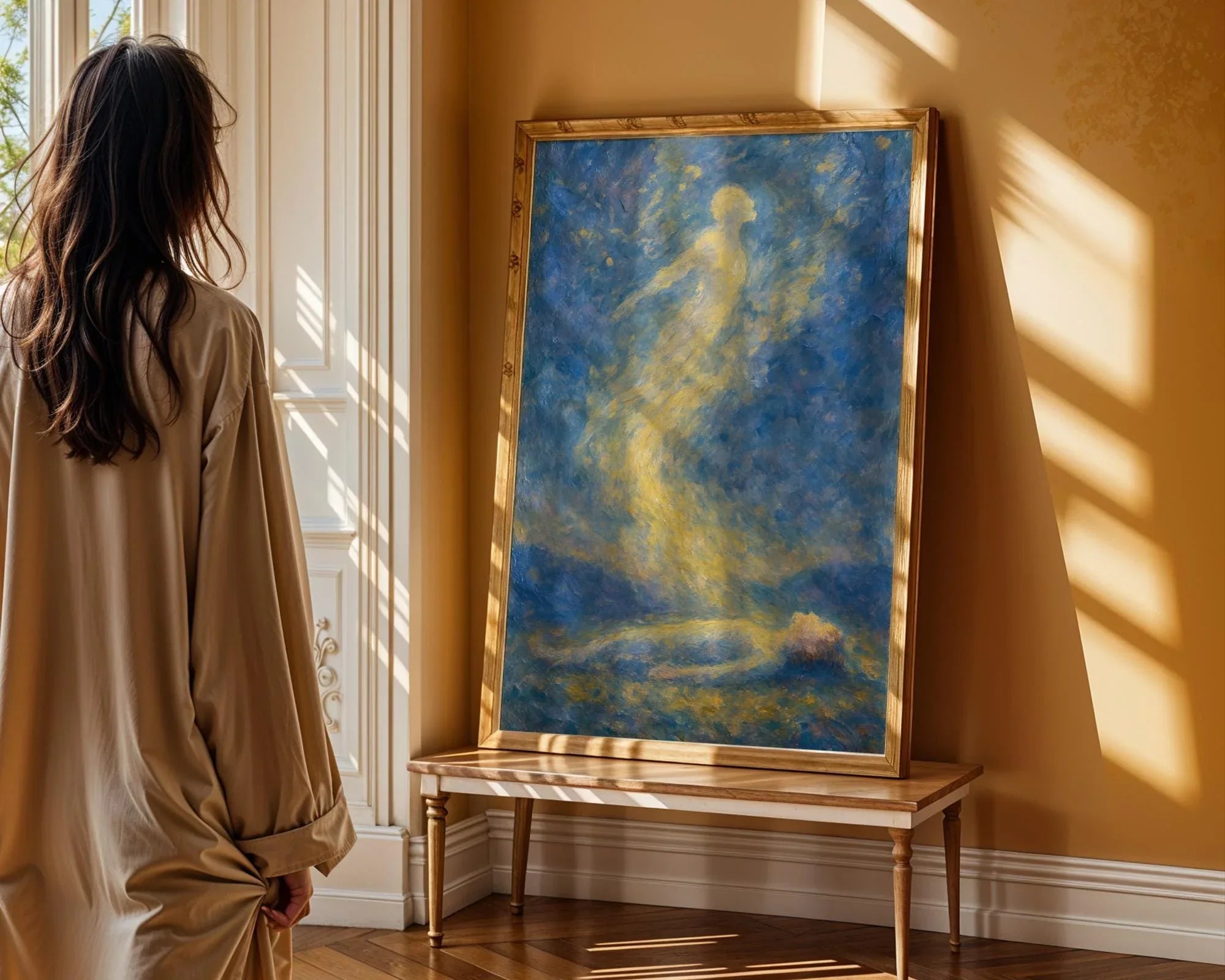 Affiche âme spirituelle, peinture française, poster spirituel positif - Essences Agape 82709823