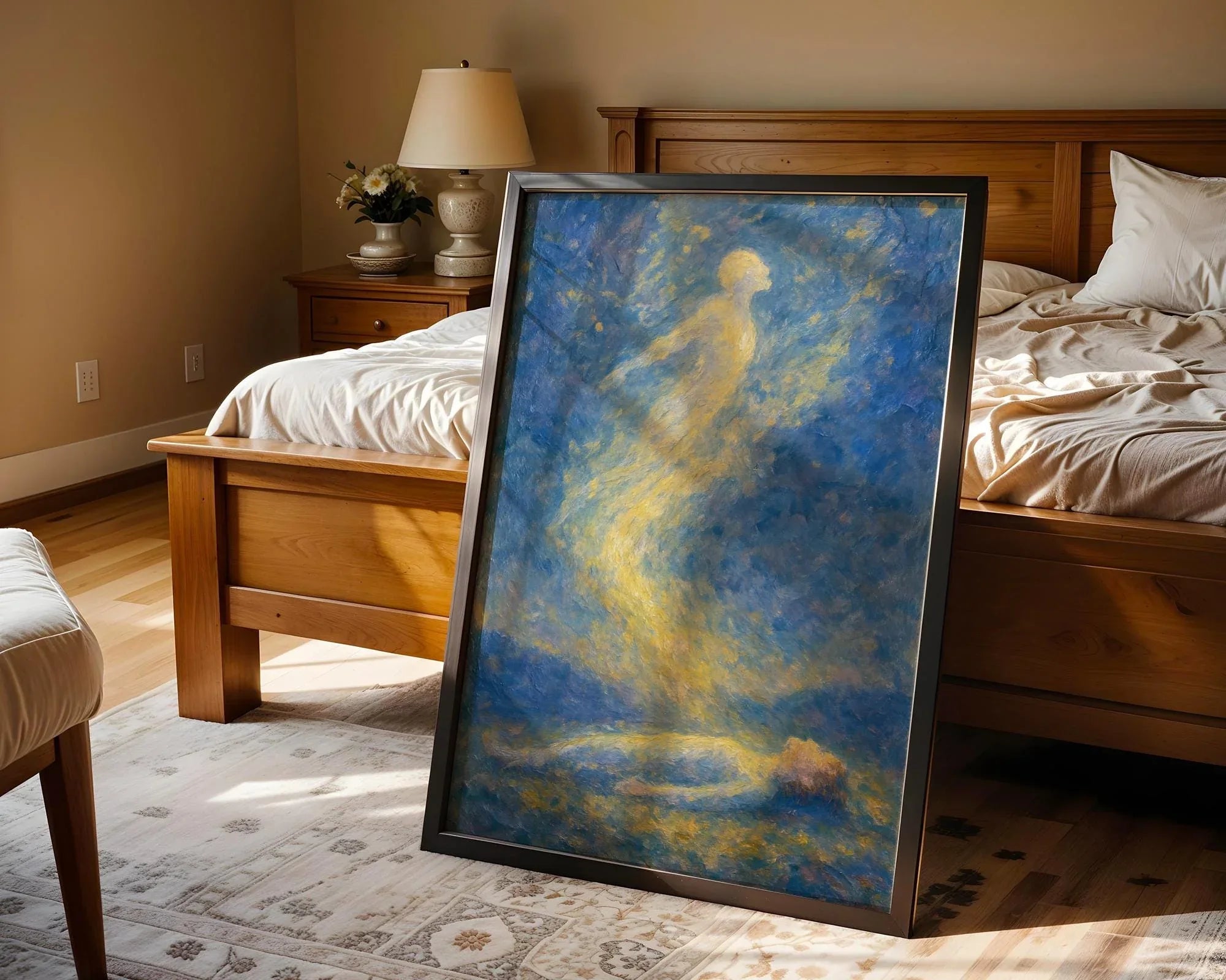 Affiche âme spirituelle, peinture française, poster spirituel positif - Essences Agape 79988306