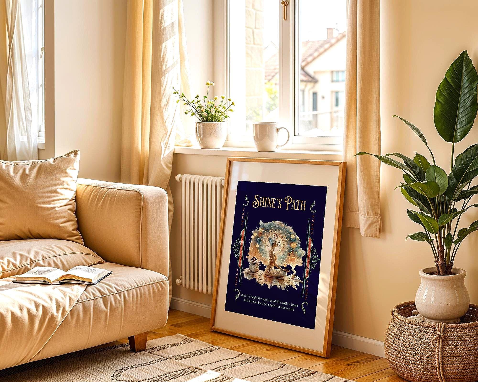 Affiche pensée positive, poster spirituel, méditation, yoga spirituel - Essences Agape 69999075