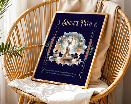 Affiche pensée positive, poster spirituel, méditation, yoga spirituel - Essences Agape 20894981