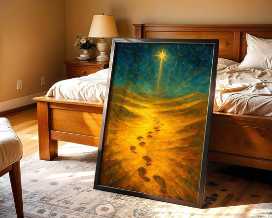 Affiche positive motivation, étoile david, peinture française art - Essences Agape 41558175