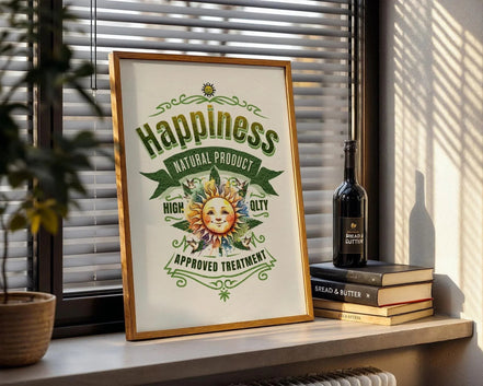 Affiche poster bien-être, positif, symbole paix, psychologie, cadeau - Essences Agape 34208220