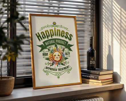 Affiche poster bien-être, positif, symbole paix, psychologie, cadeau - Essences Agape 34208220