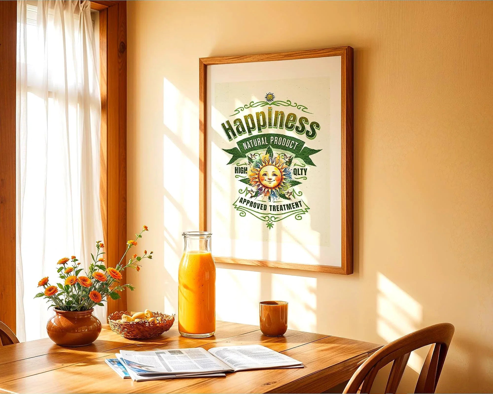 Affiche poster bien-être, positif, symbole paix, psychologie, cadeau - Essences Agape 84937524