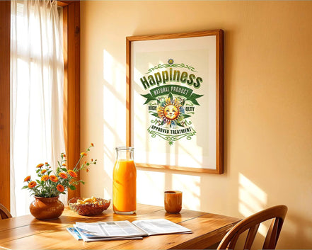 Affiche poster bien-être, positif, symbole paix, psychologie, cadeau - Essences Agape 84937524