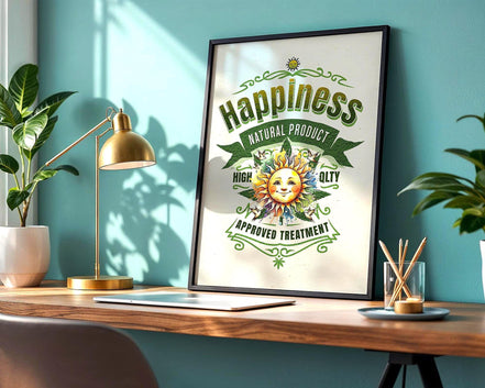 Affiche poster bien-être, positif, symbole paix, psychologie, cadeau - Essences Agape 50913606