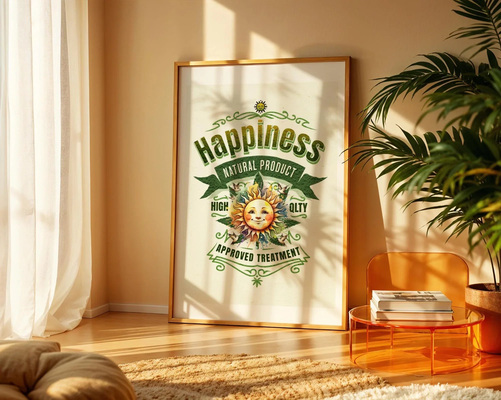 Affiche poster bien-être, positif, symbole paix, psychologie, cadeau - Essences Agape 68626199