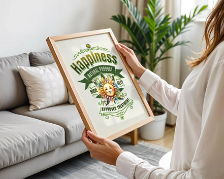 Affiche poster bien-être, positif, symbole paix, psychologie, cadeau - Essences Agape 14190197